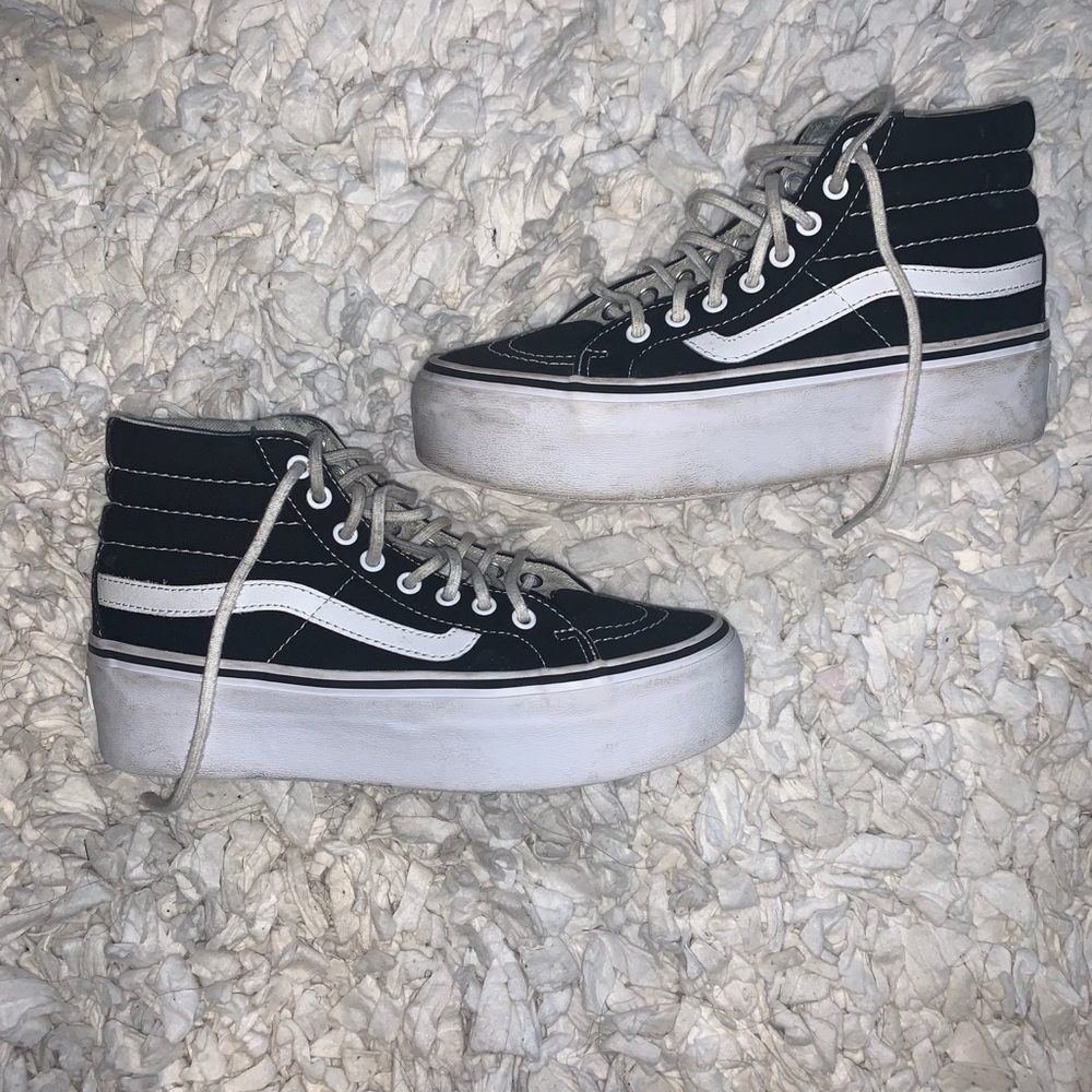 Highly top platform vans